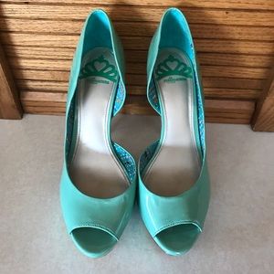 Fergalicious by fergie teal heel